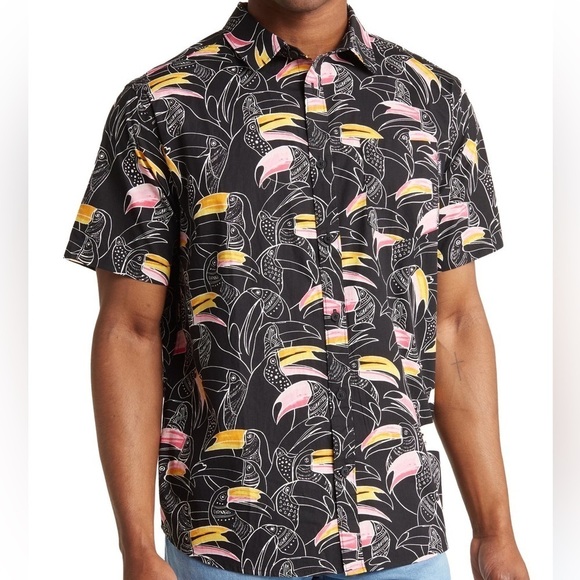 Men’s size XXL Hurley Tropical Escape Short Sleeve Shirt  T28 - Picture 1 of 8
